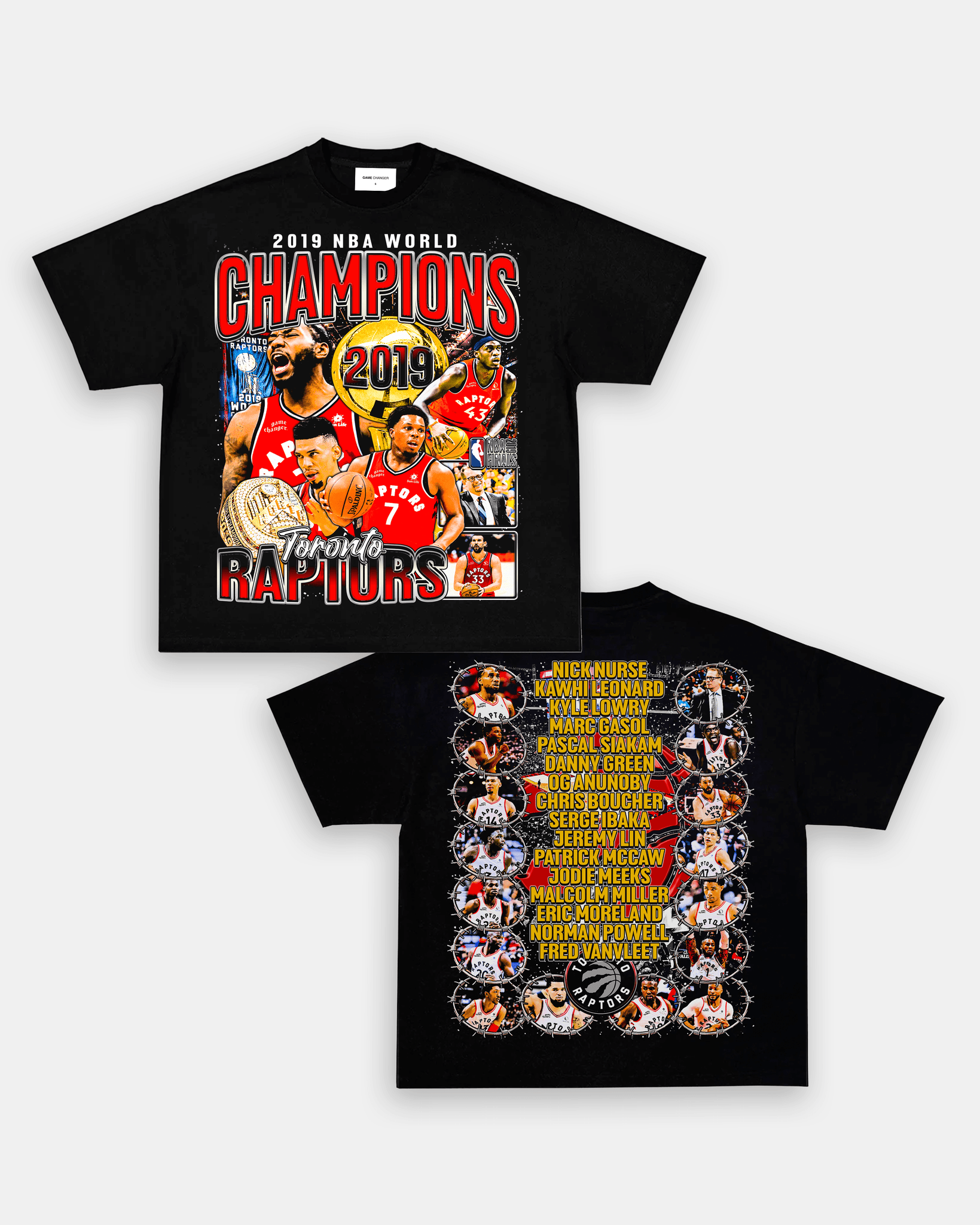 2019 NBA CHAMPIONS TEE - [DS]