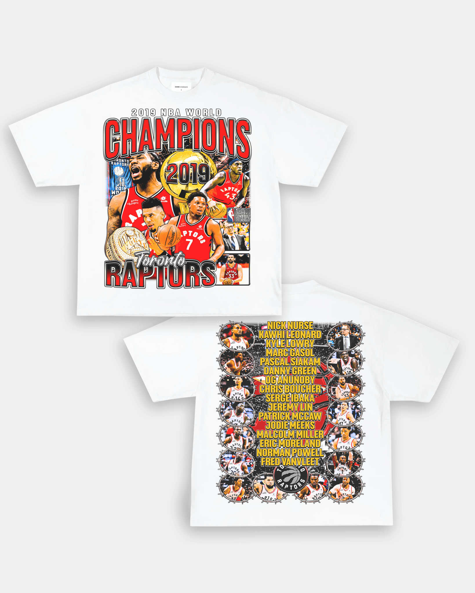 2019 NBA CHAMPIONS TEE - [DS]