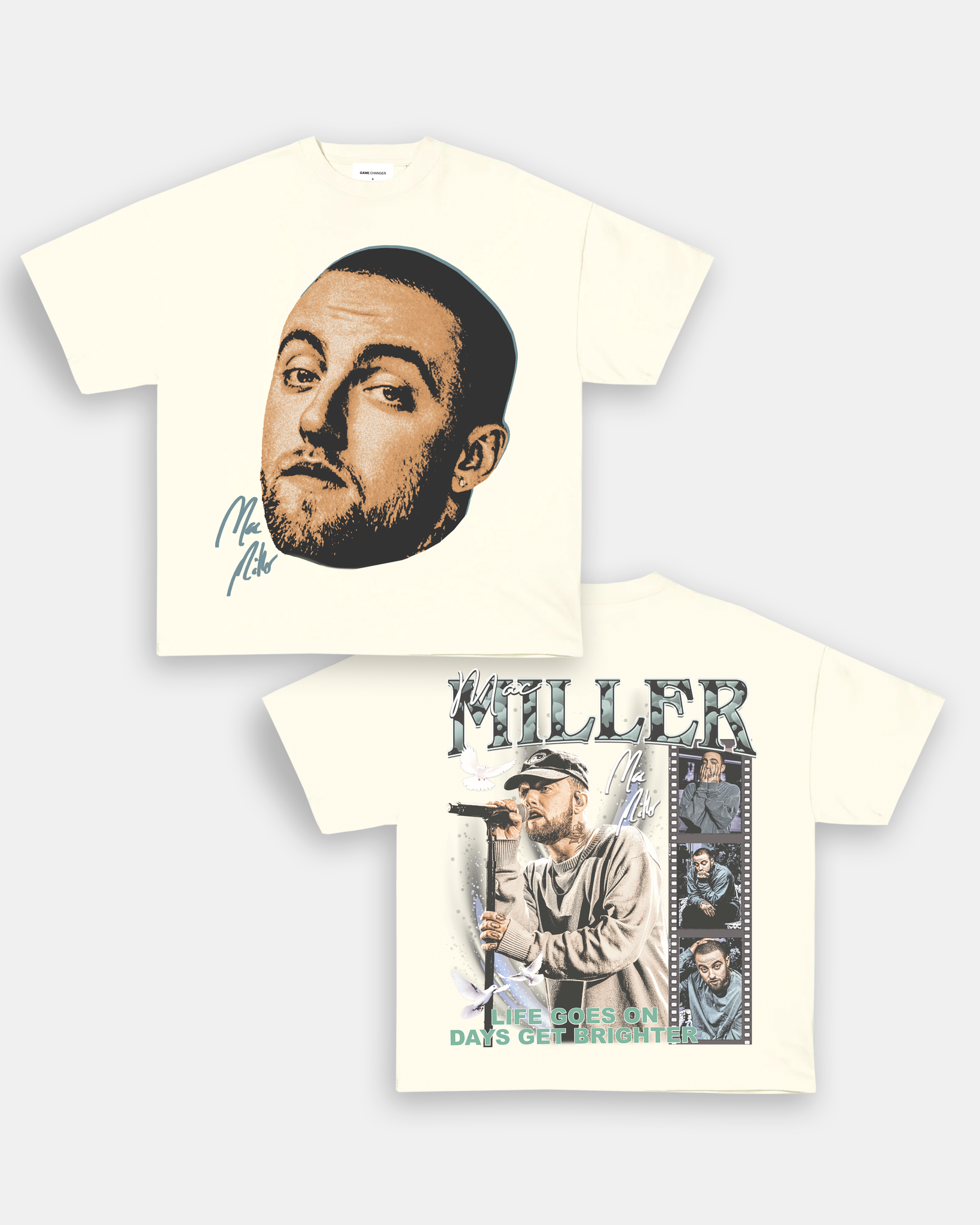 BIG FACE MAC MILLER TEE - [DS]