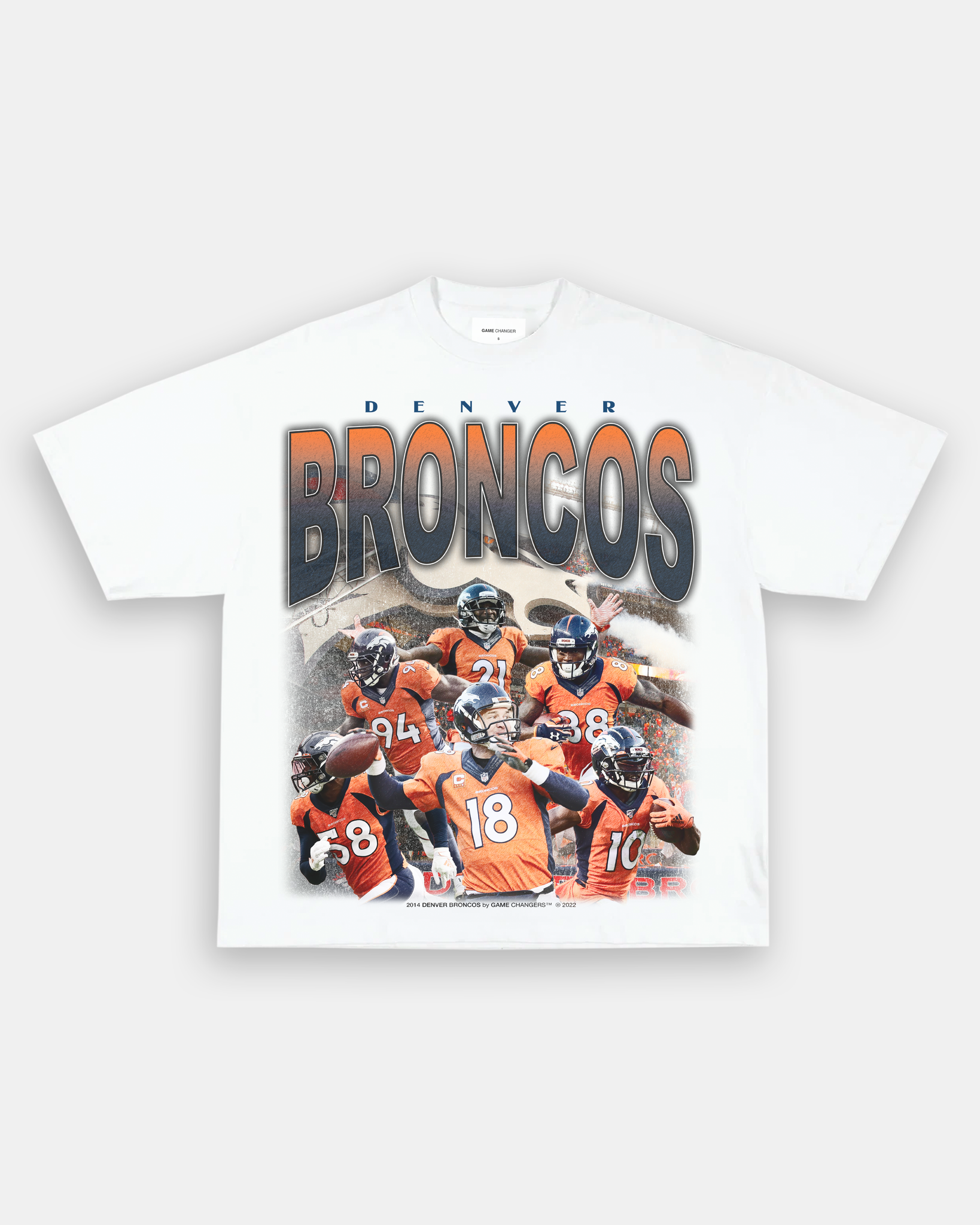 2015 DENVER BRONCOS VINTAGE TEE