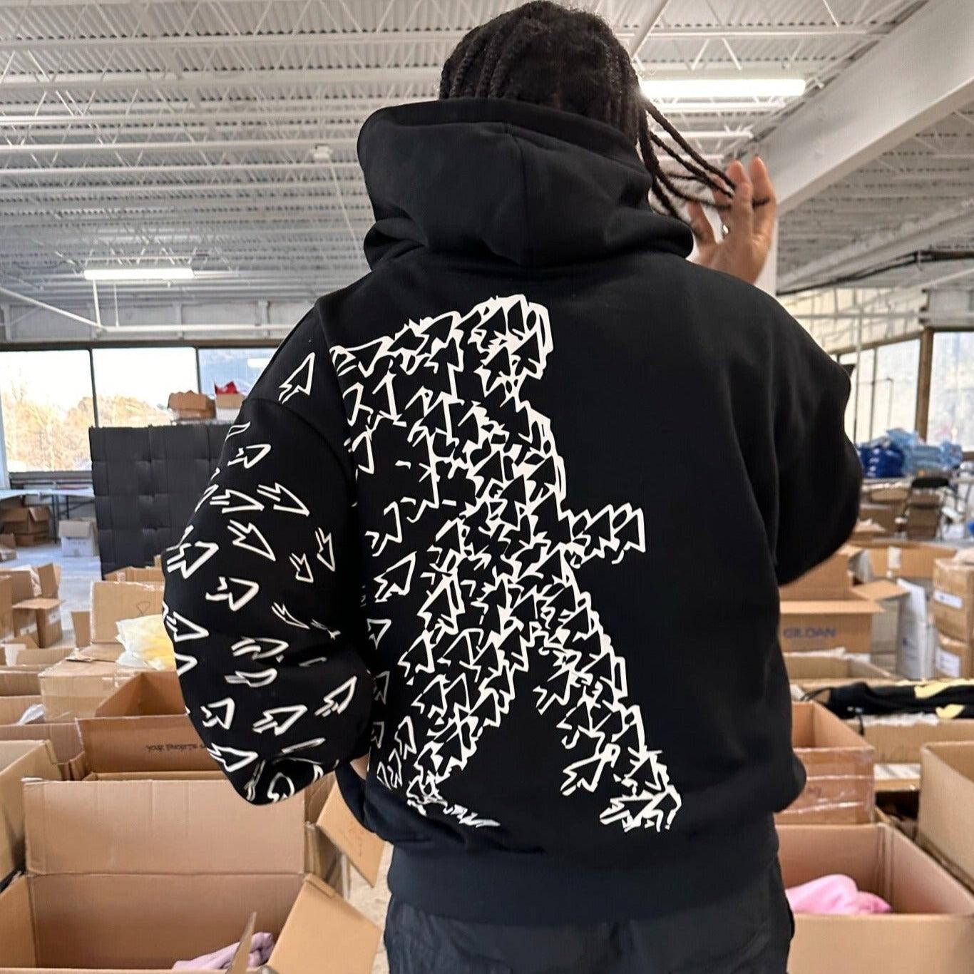 "Clickbait" Scattered Hoodie